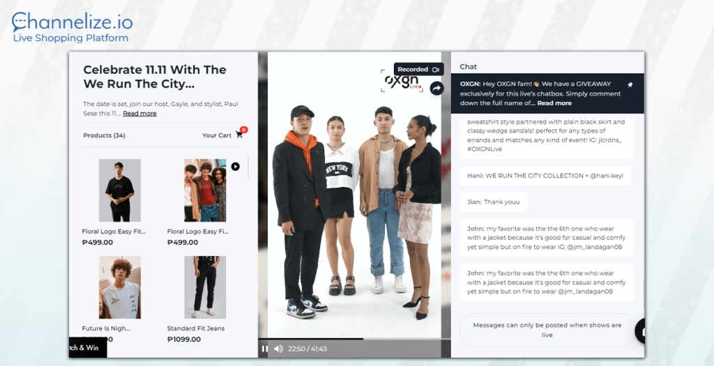 Channelize.io Live Shopping Platform Happy Client