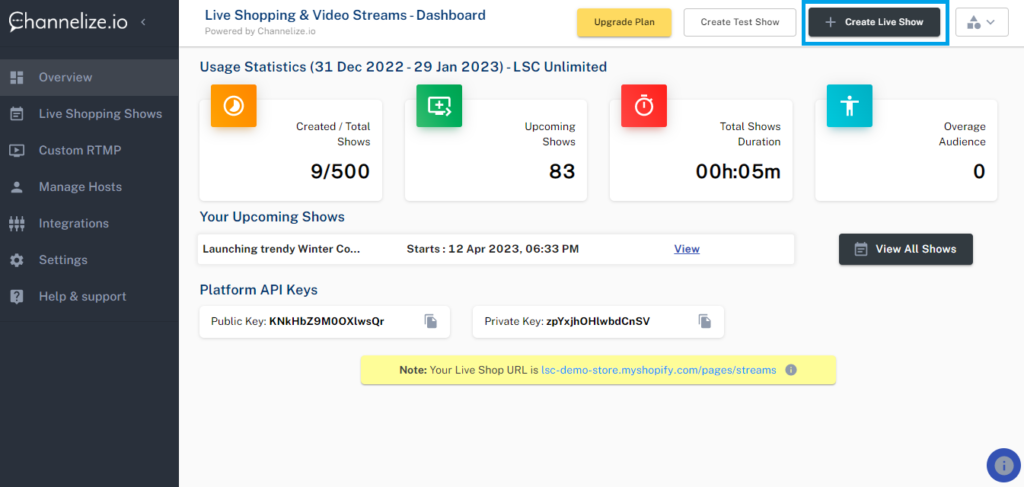 Installing the “Live Shopping and Video Streams” Plugin from Channelize Production Dashboard